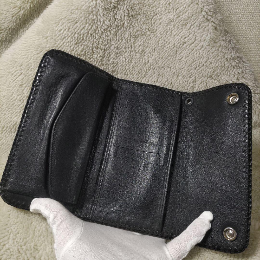 バイカーズウォレット　ライダースウォレット　財布　長財布　蛇革　コブラ　頭