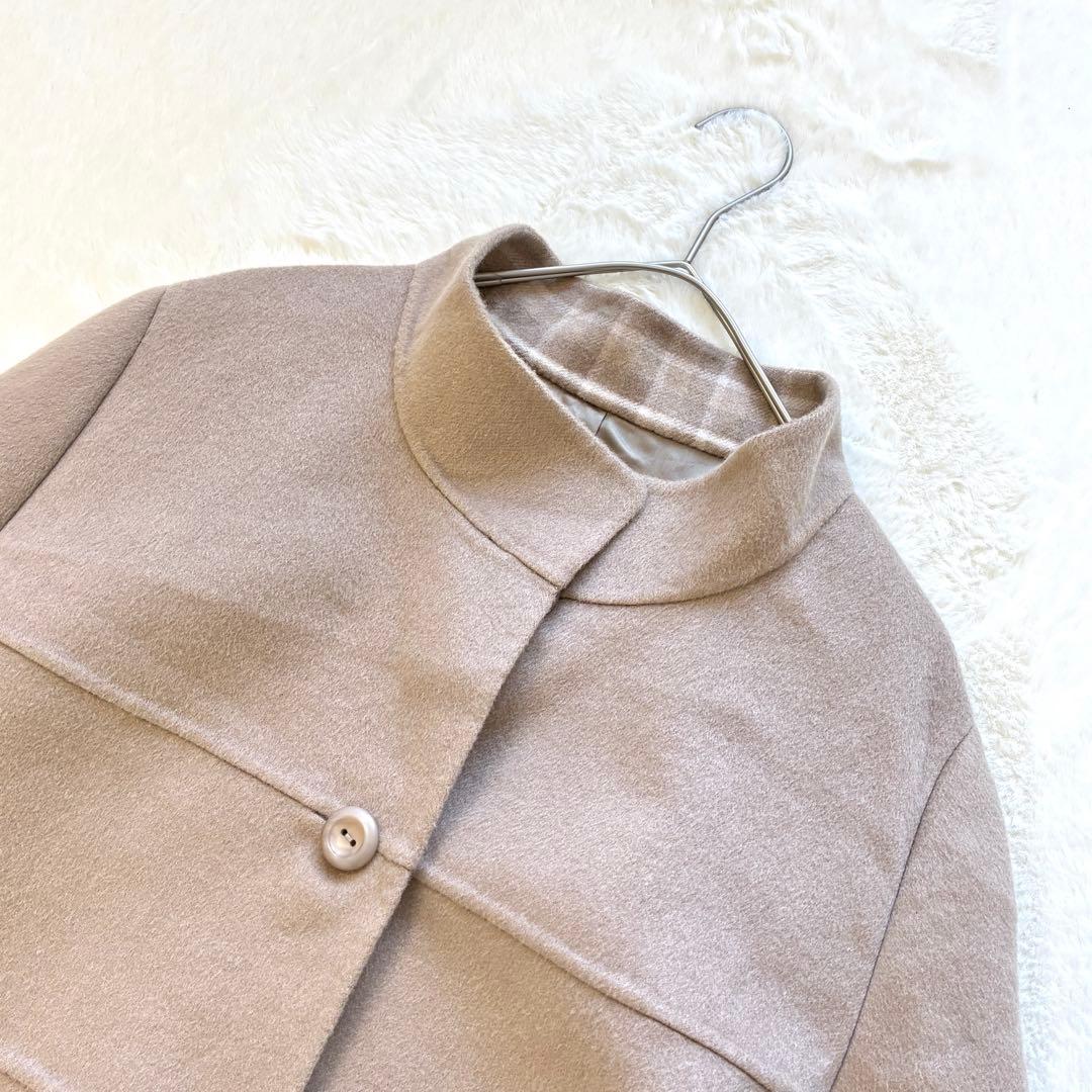 大きいサイズ Leilian カシミヤ100% ミドルコート 13 上質