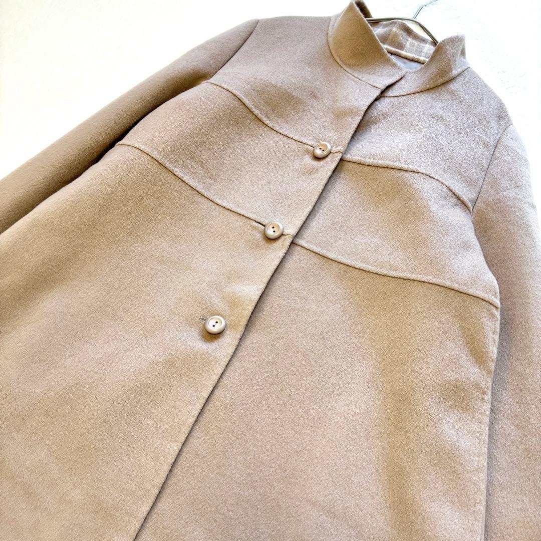 大きいサイズ Leilian カシミヤ100% ミドルコート 13 上質