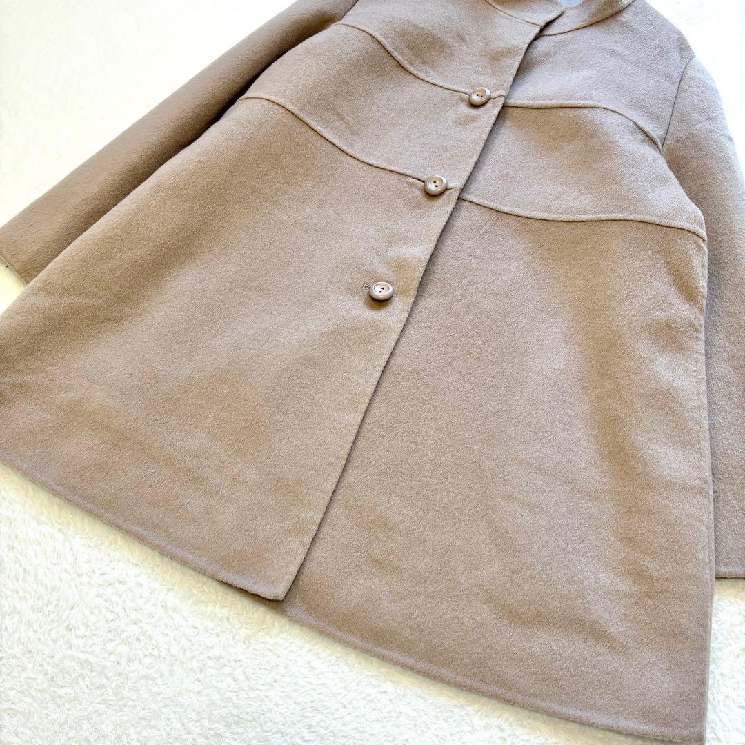 大きいサイズ Leilian カシミヤ100% ミドルコート 13 上質