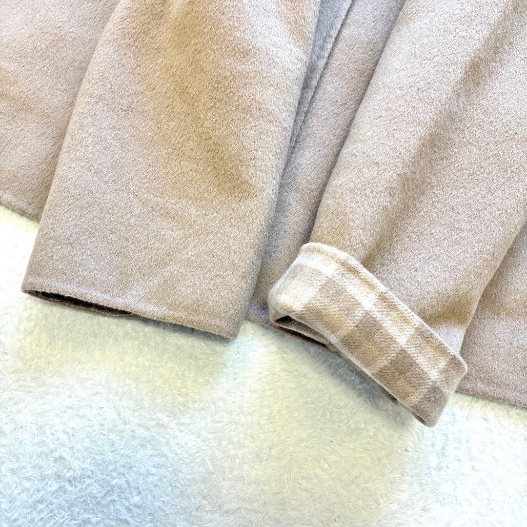 大きいサイズ Leilian カシミヤ100% ミドルコート 13 上質