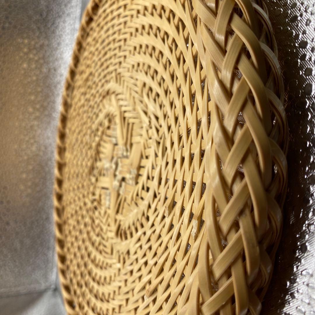 【ハンドメイド】40枚組　国産竹使用・職人手作り 竹ざる（油抜き竹使用)