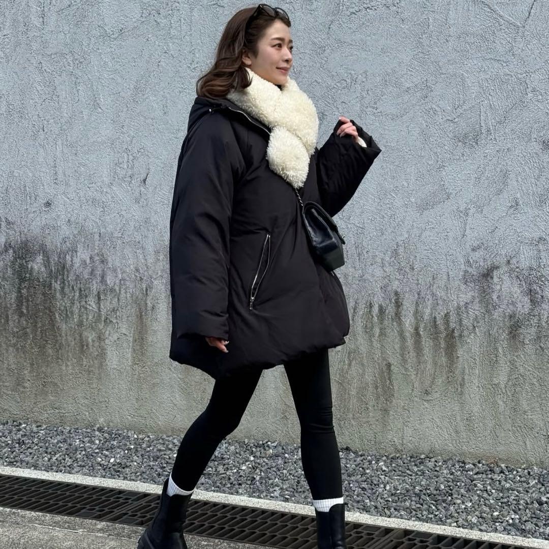 タグ付☆GYPSOHILA ボアダウンマフラーBoa Down Muffler2