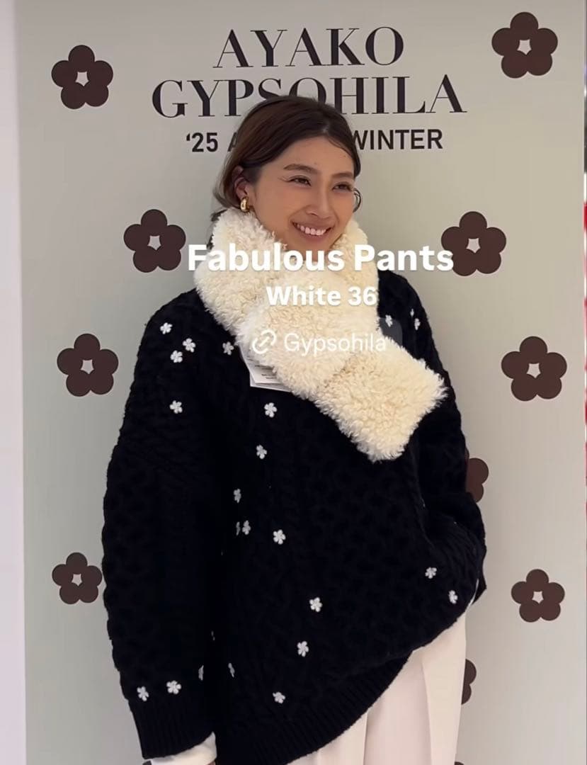 タグ付☆GYPSOHILA ボアダウンマフラーBoa Down Muffler2