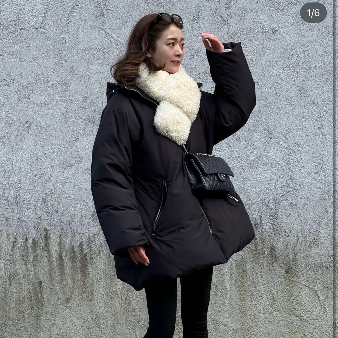 タグ付☆GYPSOHILA ボアダウンマフラーBoa Down Muffler2