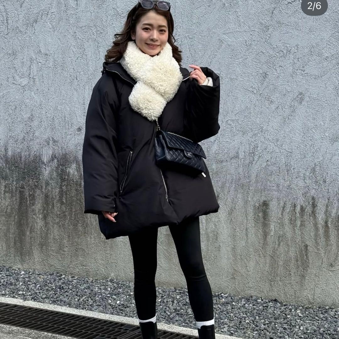 タグ付☆GYPSOHILA ボアダウンマフラーBoa Down Muffler2