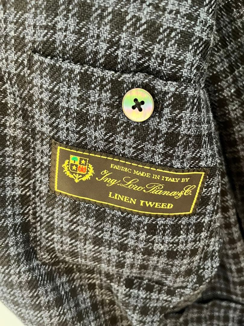 【新品未使用】トゥモローランドリネンツイード テーラードジャケット