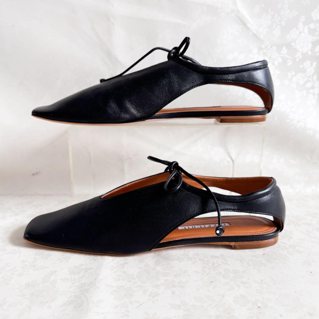✨未使用級✨ピッピシック アンバーココ レザー フラットシューズ 37.5