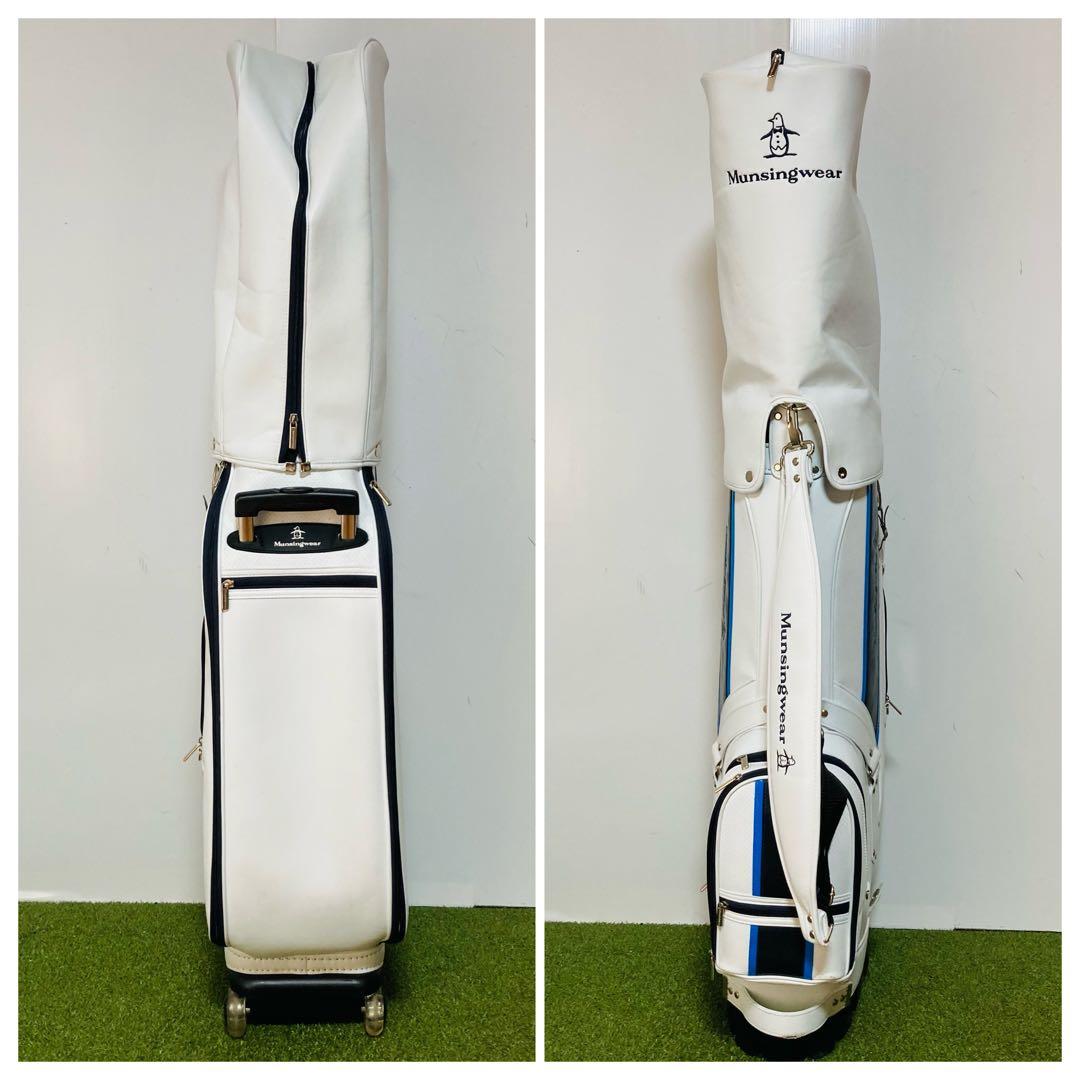 Munsingwear マンシングウェア キャディバッグ キャスター付 9型