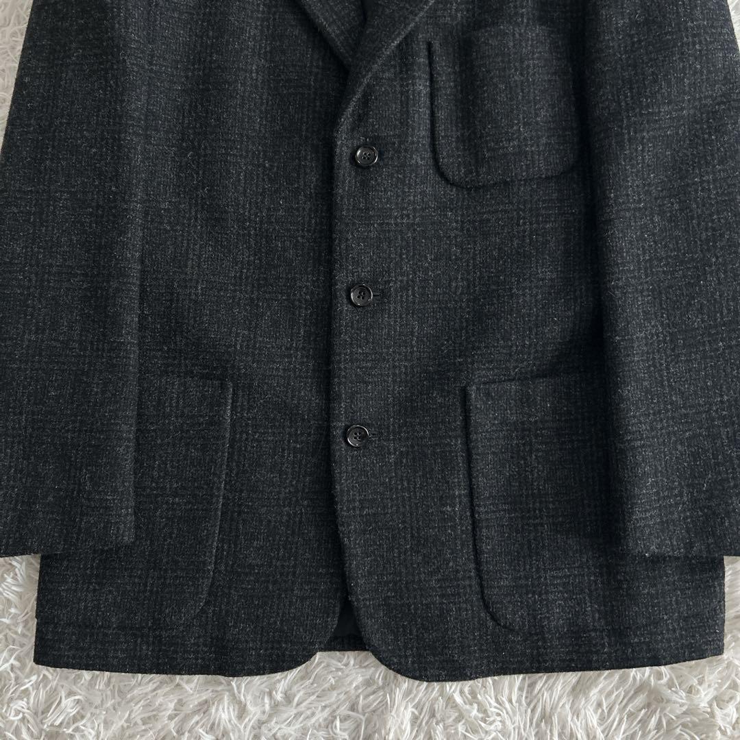 未使用級✨ コムデギャルソンオム 田中オム テーラードジャケット チェック 黒
