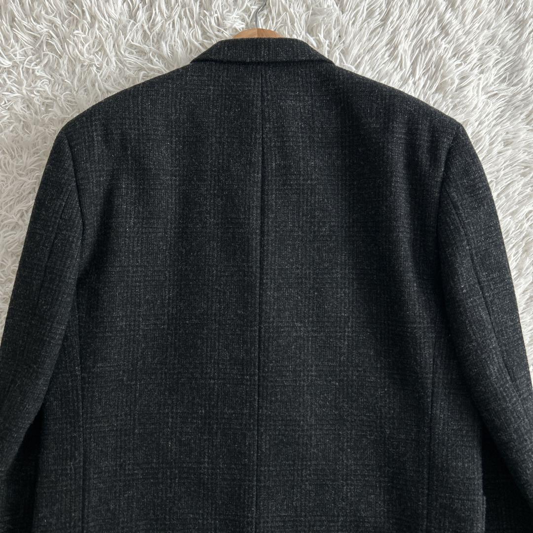 未使用級✨ コムデギャルソンオム 田中オム テーラードジャケット チェック 黒