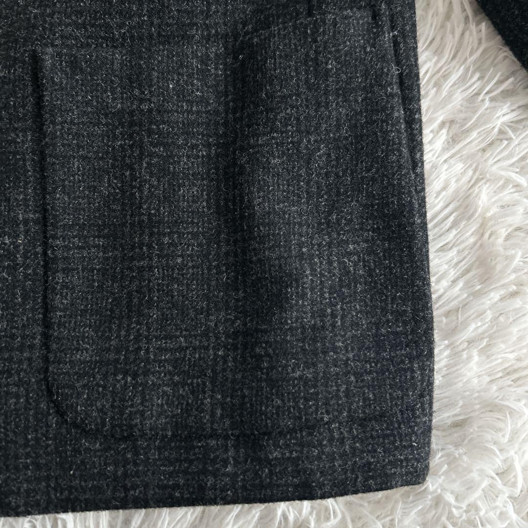 未使用級✨ コムデギャルソンオム 田中オム テーラードジャケット チェック 黒