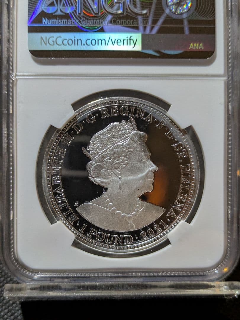 【最高鑑定の最高傑作】2021年英国王立造幣局　伝説のスリーグレイセス銀貨復刻版