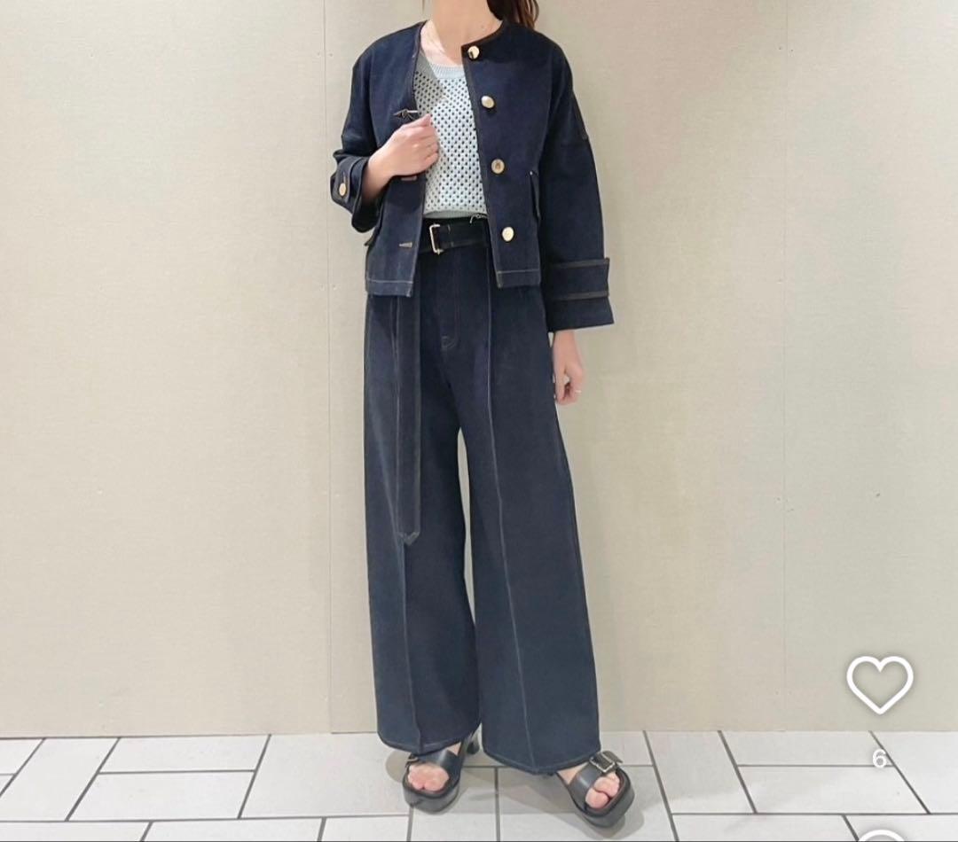 【すぐ発送】　美品　マッキントッシュ　デニムジャケット　カジュアルもキレイめも◎