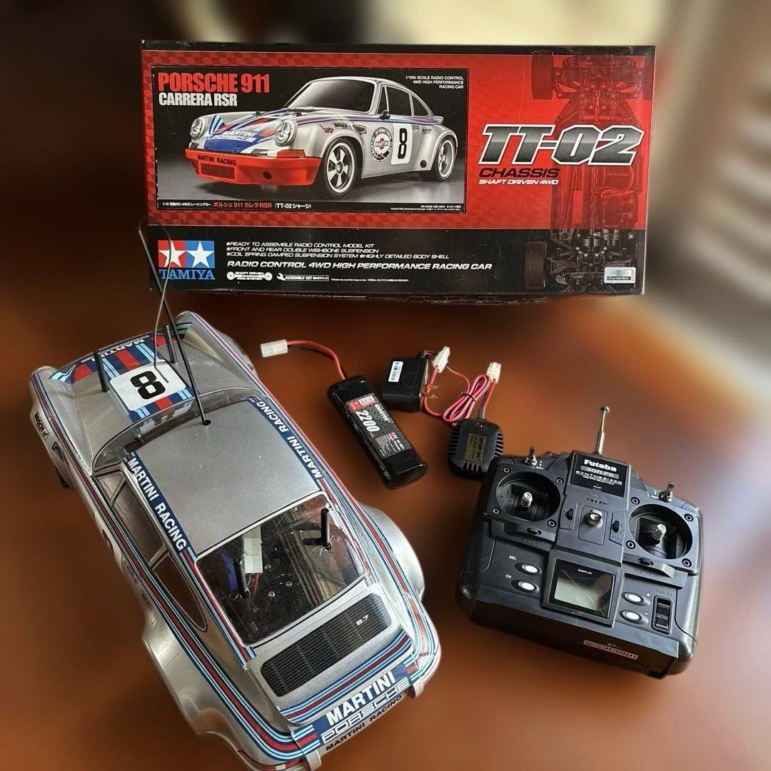 ロ*ー様 ポルシェ911 カレラRSR 組み立て完成品 フルセット　ライトチュー