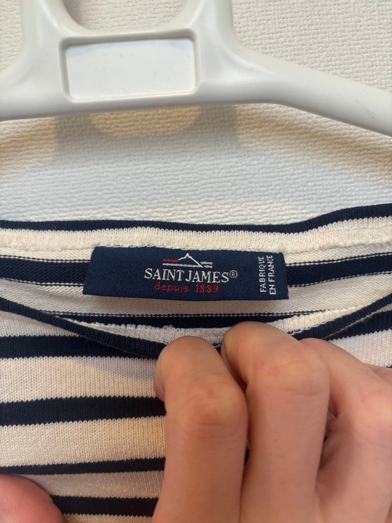 SAINT JAMES ボーダー柄 メンズ　長袖　XL セントジェームス