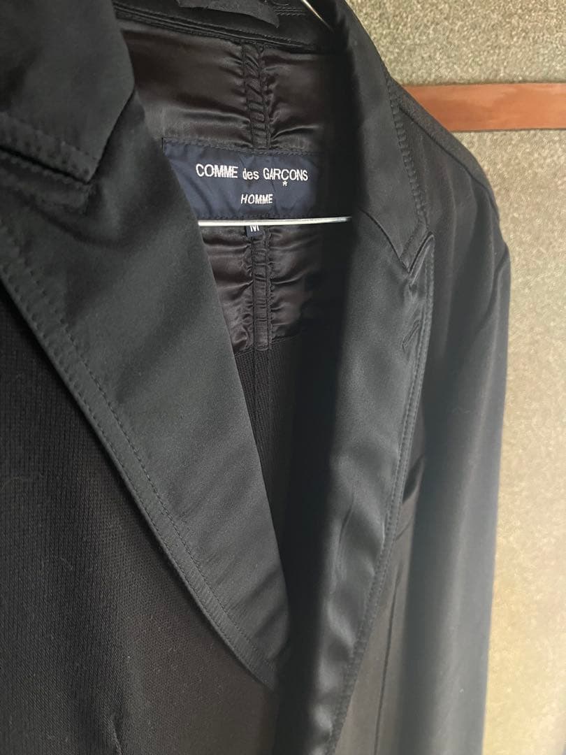 COMME des GARÇONS HOMME ブラック テーラードジャケット