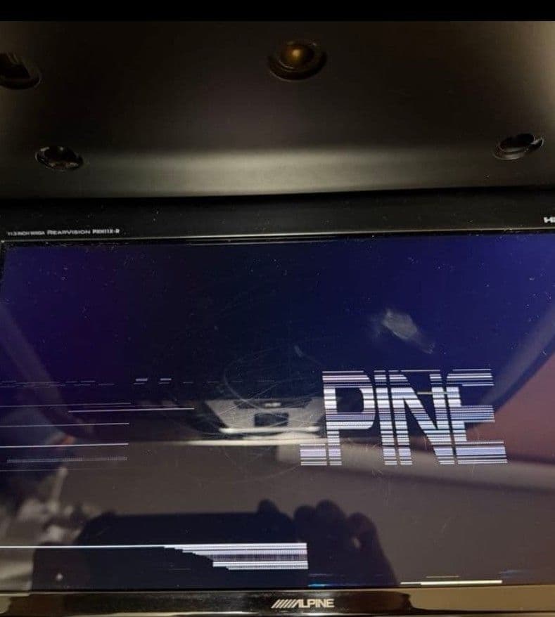 ALPINE　10インチフリップダウンモニターPXH10S-R