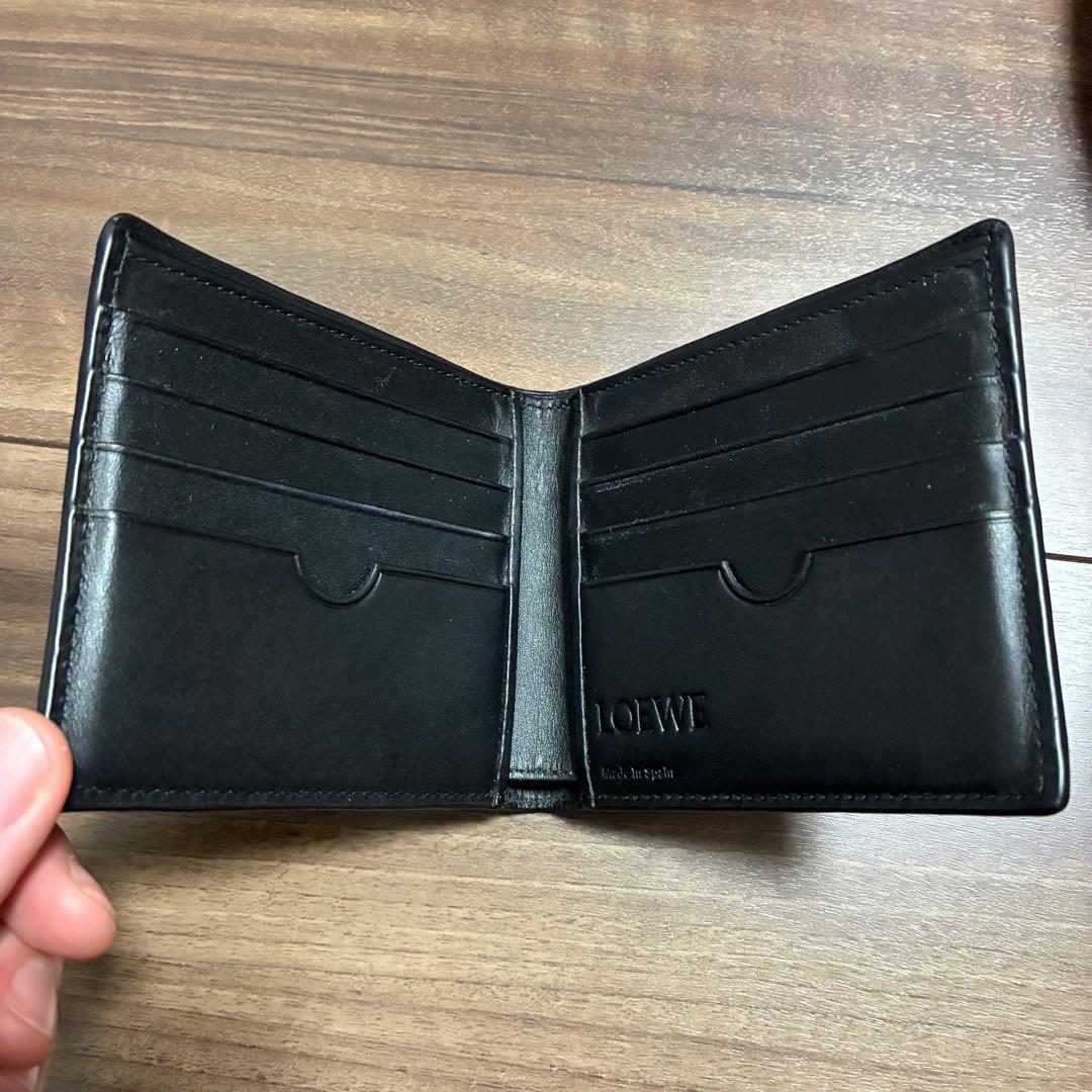 LOEWE ロエベ 折りたたみ財布 カーキ/グリーン 小銭入れ無し コラボ