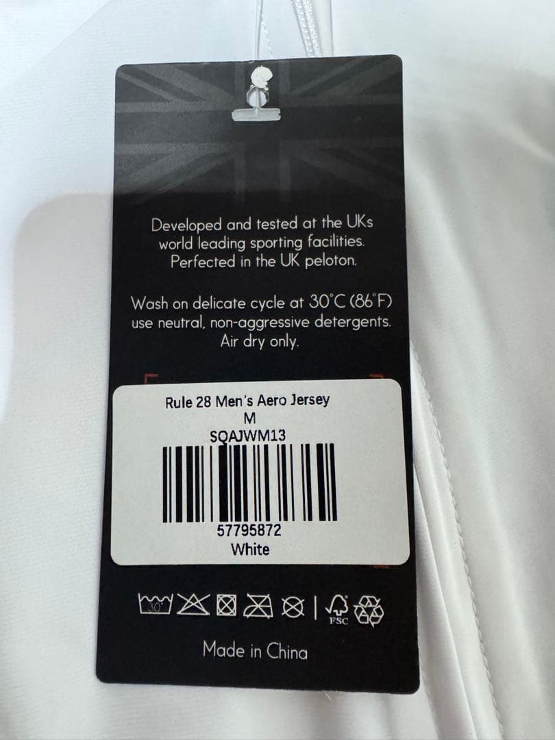 【新品未使用(プリントにじみあり)】 Rule 28 aero jersey M