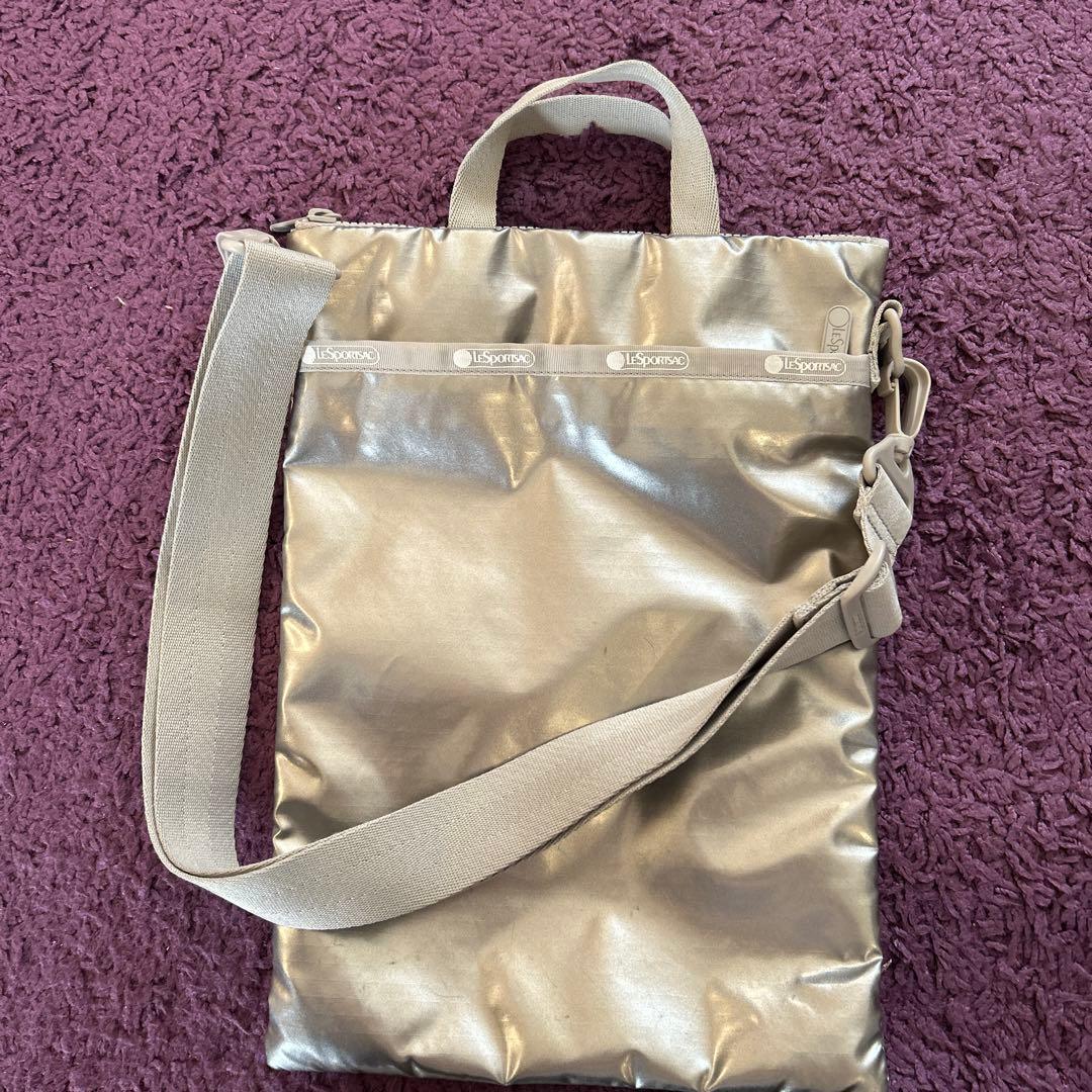 ひとりっぷ レスポートサック モバイルショルダーバッグ シルバー