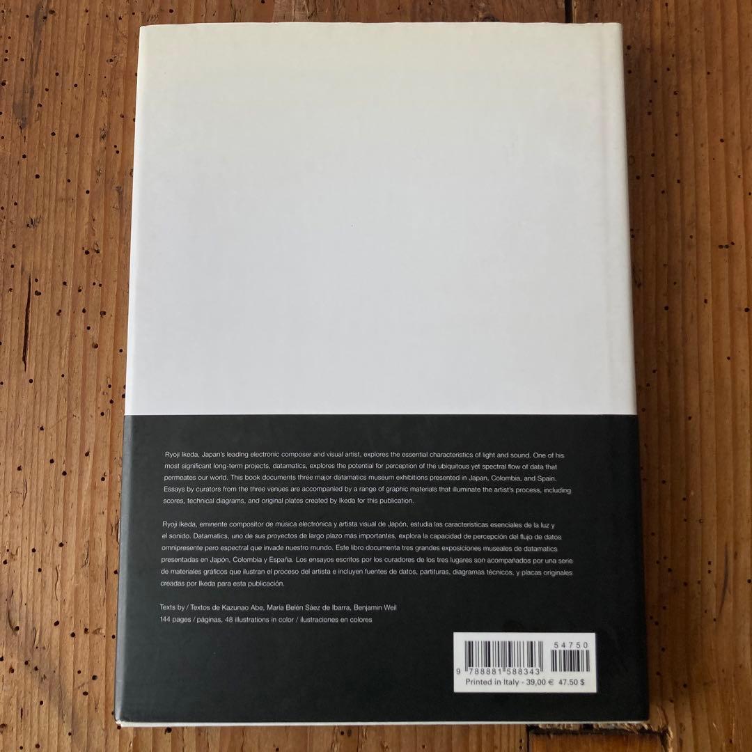 希少池田亮司RYOJIIKEDAdatamatics printed italy