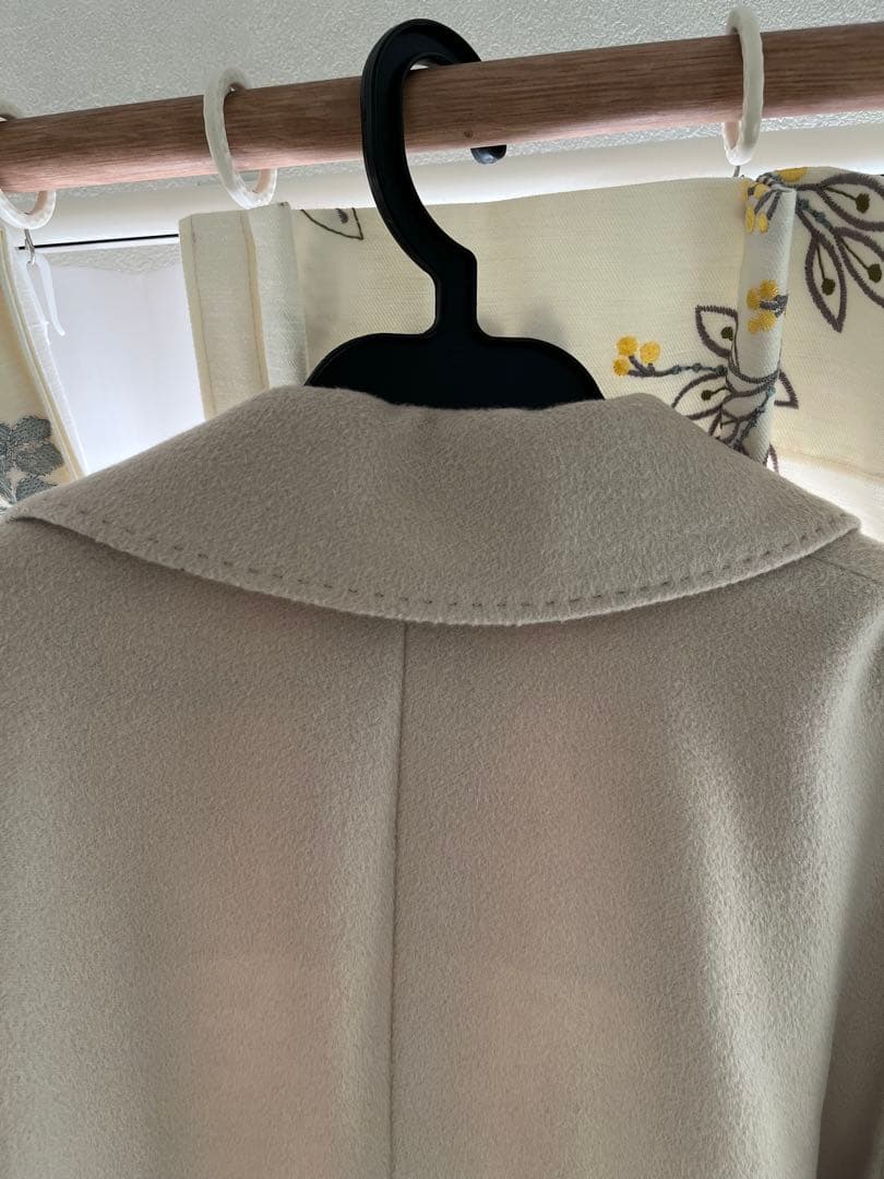 美品　23区 アンゴラ混 チェスターコート ベージュ 38