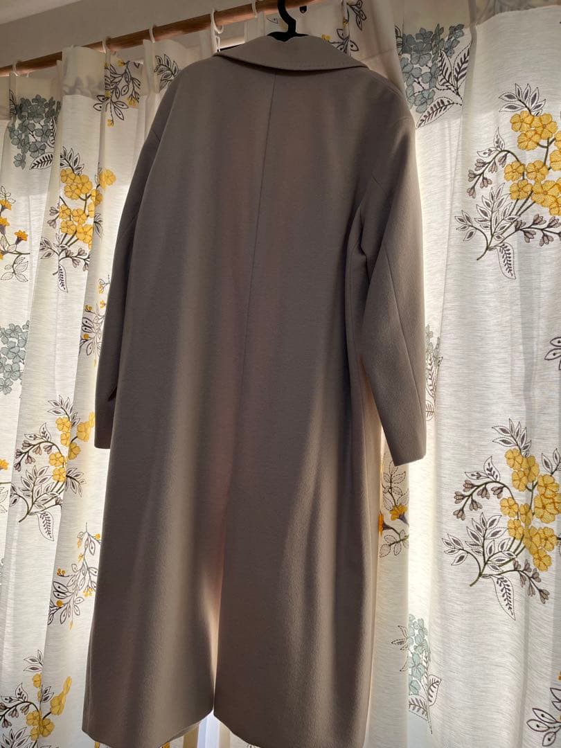 美品　23区 アンゴラ混 チェスターコート ベージュ 38