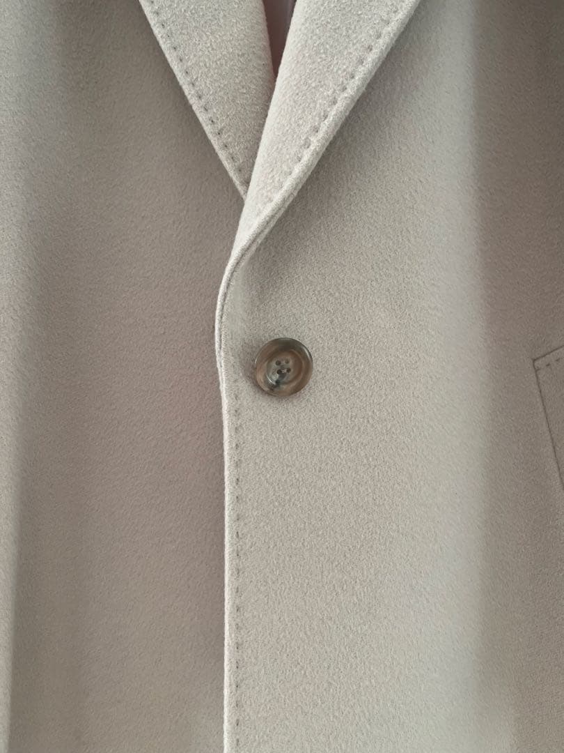 美品　23区 アンゴラ混 チェスターコート ベージュ 38