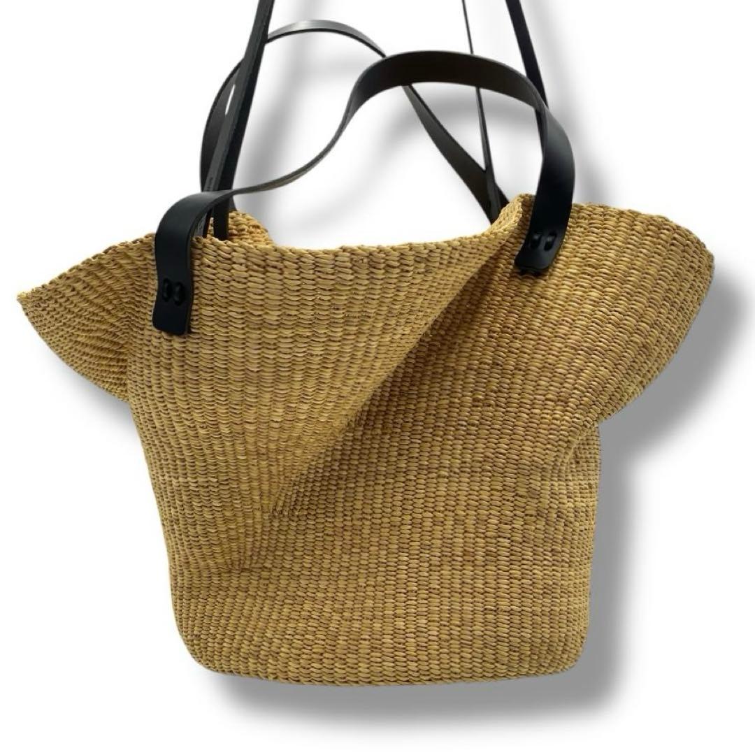 美品 INES BRESSAND 2WAY かごバッグ バッグ 大容量 37