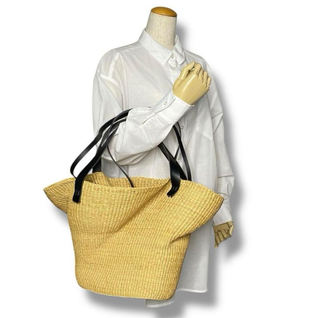 美品 INES BRESSAND 2WAY かごバッグ バッグ 大容量 37