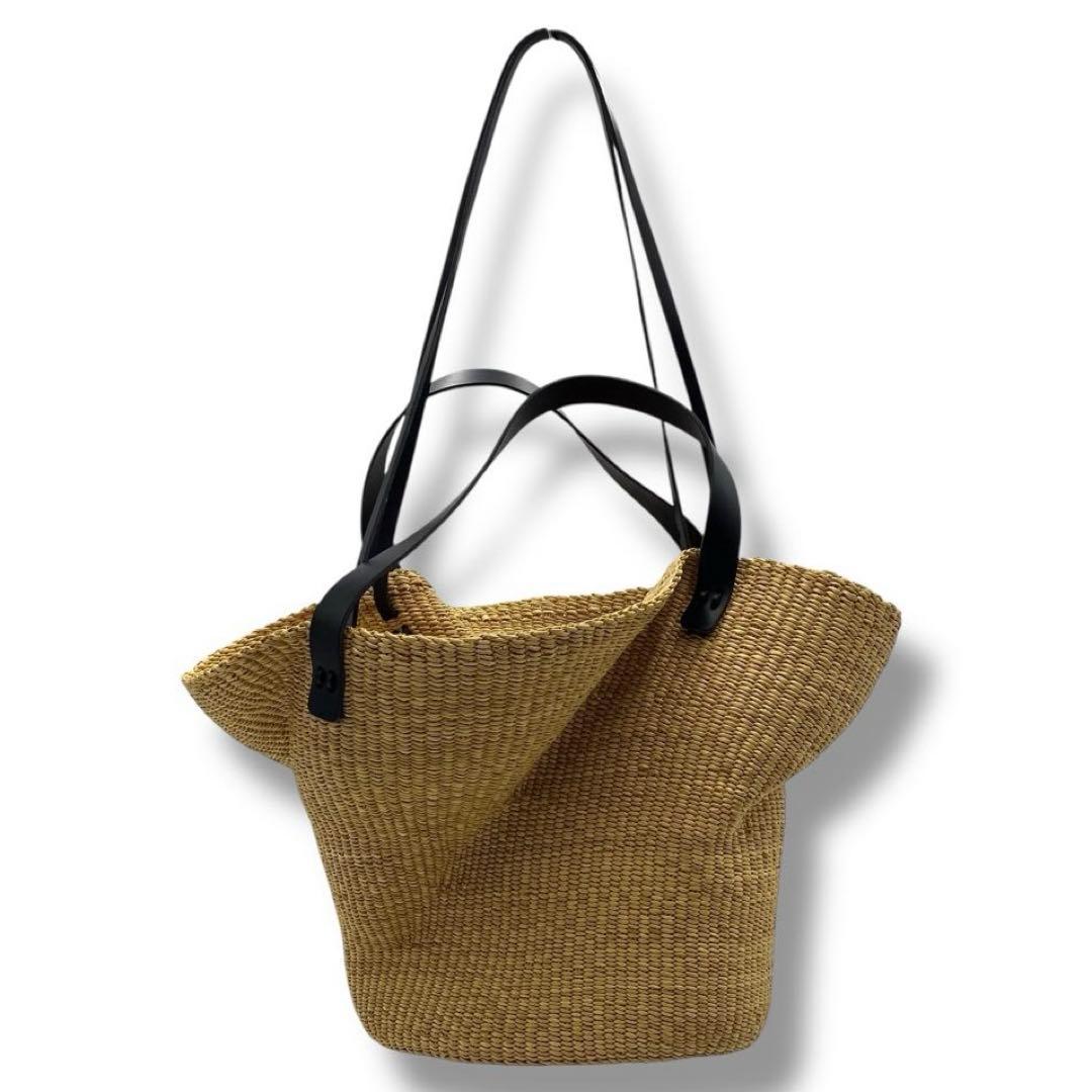 美品 INES BRESSAND 2WAY かごバッグ バッグ 大容量 37