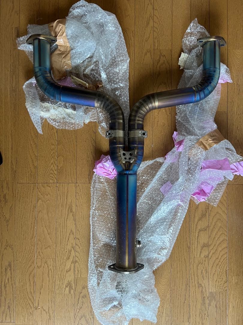 限定値下げ‼︎ Z34用　RSEフルチタンYパイプ、リアピース【送料込み】