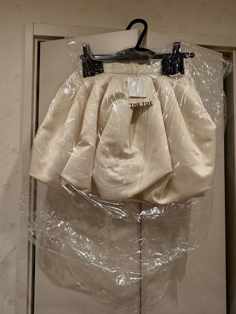 THE TOE バルーンスカート ホワイト