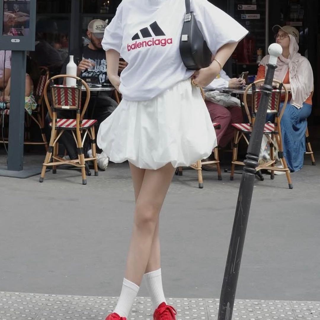 THE TOE バルーンスカート ホワイト