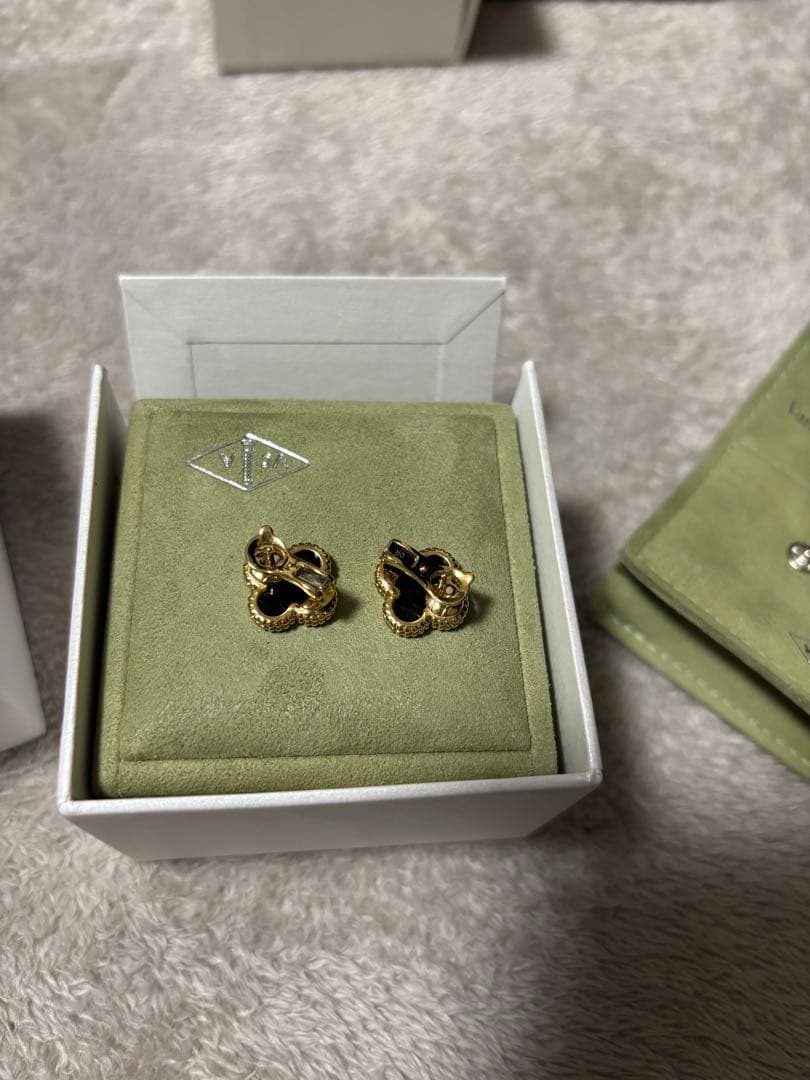 ヴァンクリーフ⭐︎オニキス⭐︎ピアス⭐︎美品☆VanCleef&Arpels☆本物