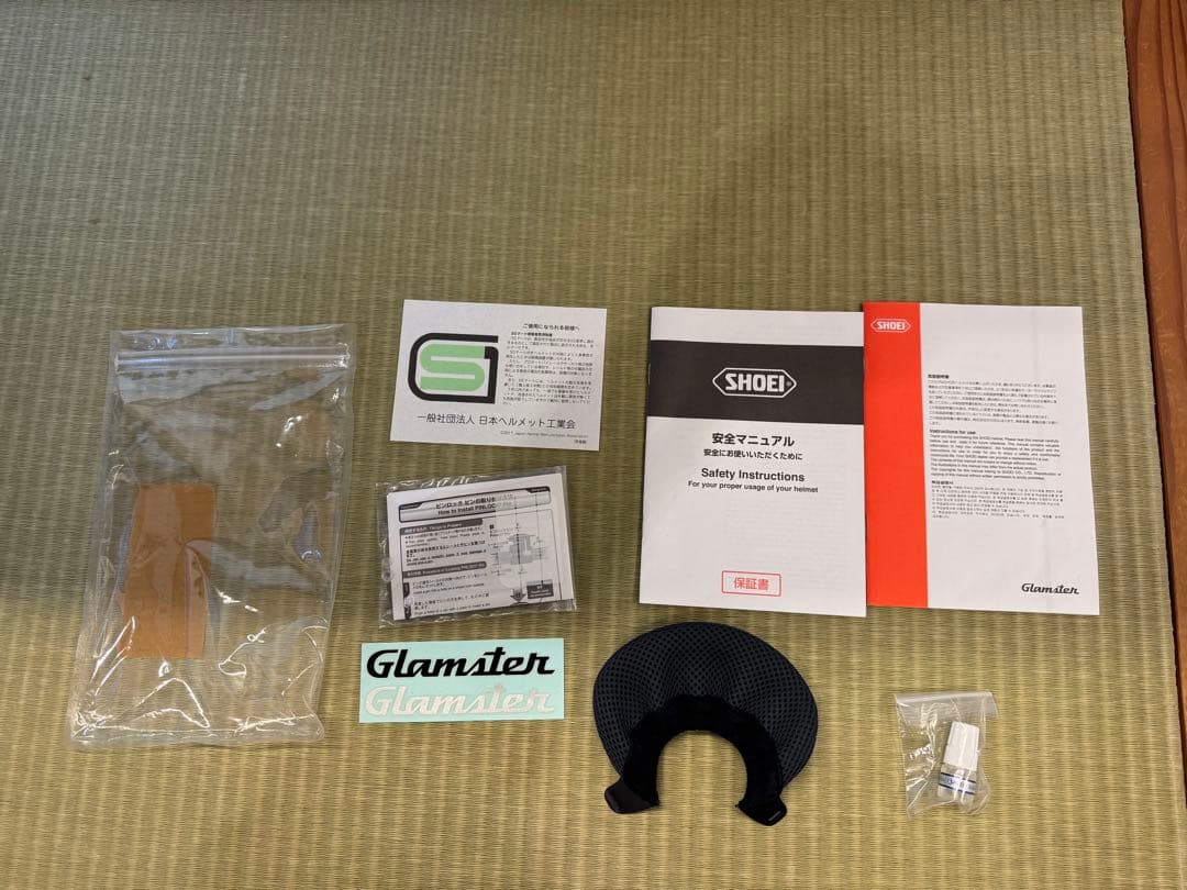 tomoSHOEI フルフェイスGlamster艶消し黒XLサイズ