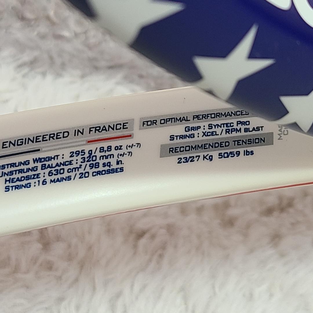 希少 バボラ Babolat ピュアアエロ VS US アメリカ国旗柄 G2