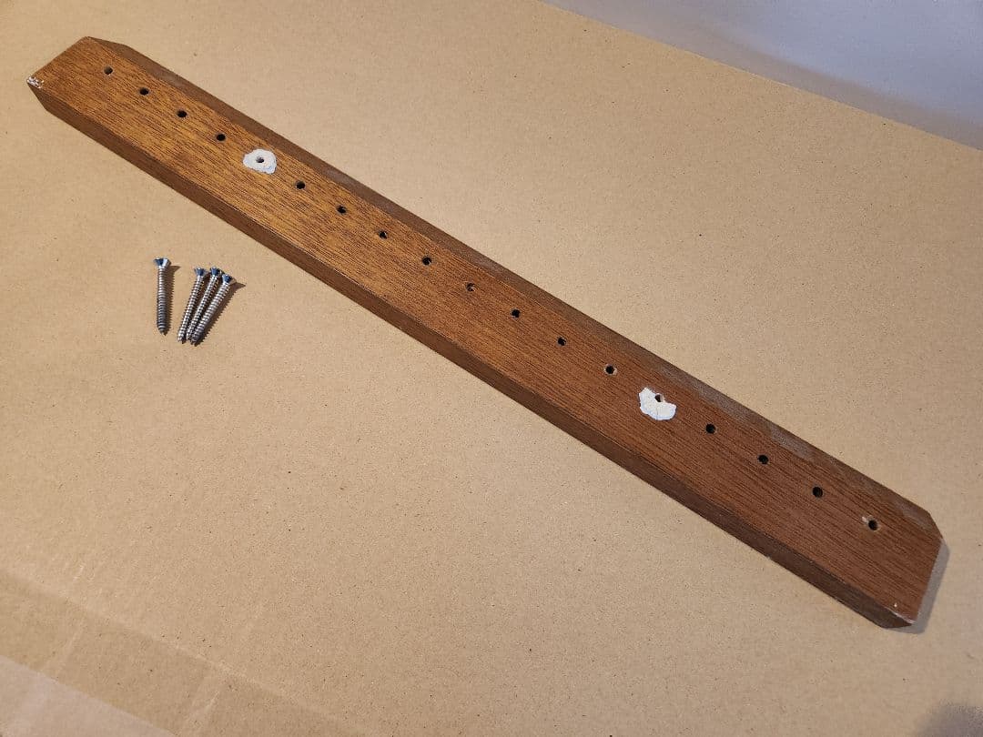 Crate&Barrel ウォールナットフレーム　オーバルミラー