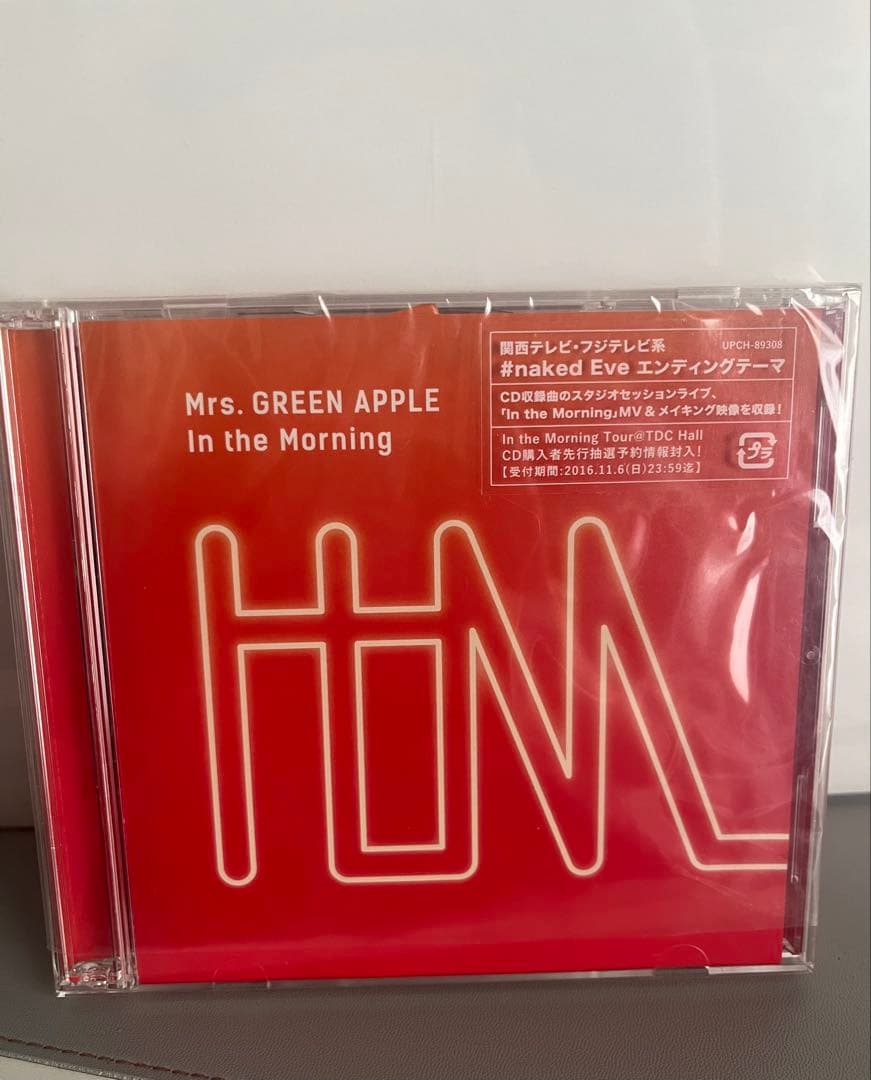 ト*ー様 Mrs. GREEN APPLE In the Morning 初回限