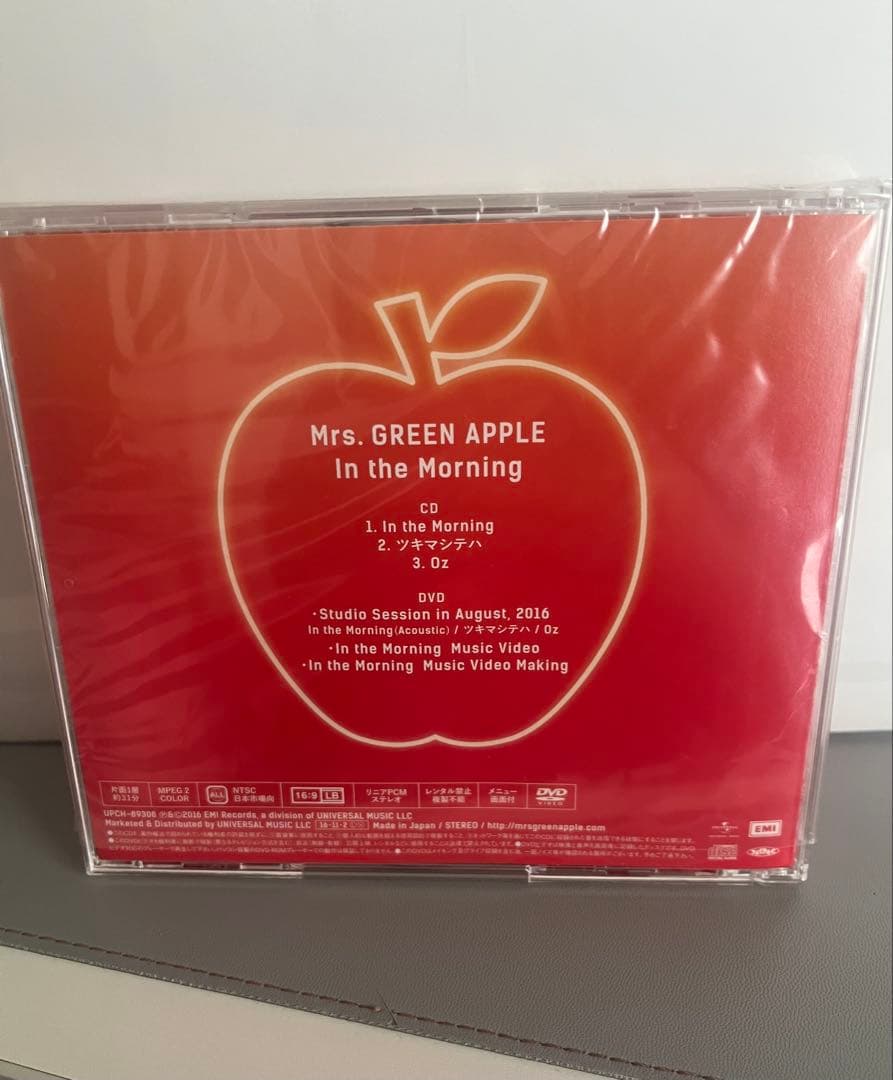 ト*ー様 Mrs. GREEN APPLE In the Morning 初回限