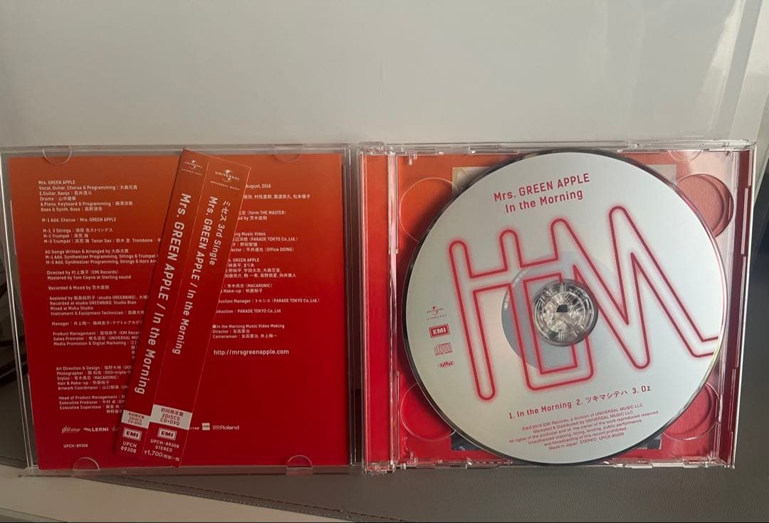 ト*ー様 Mrs. GREEN APPLE In the Morning 初回限