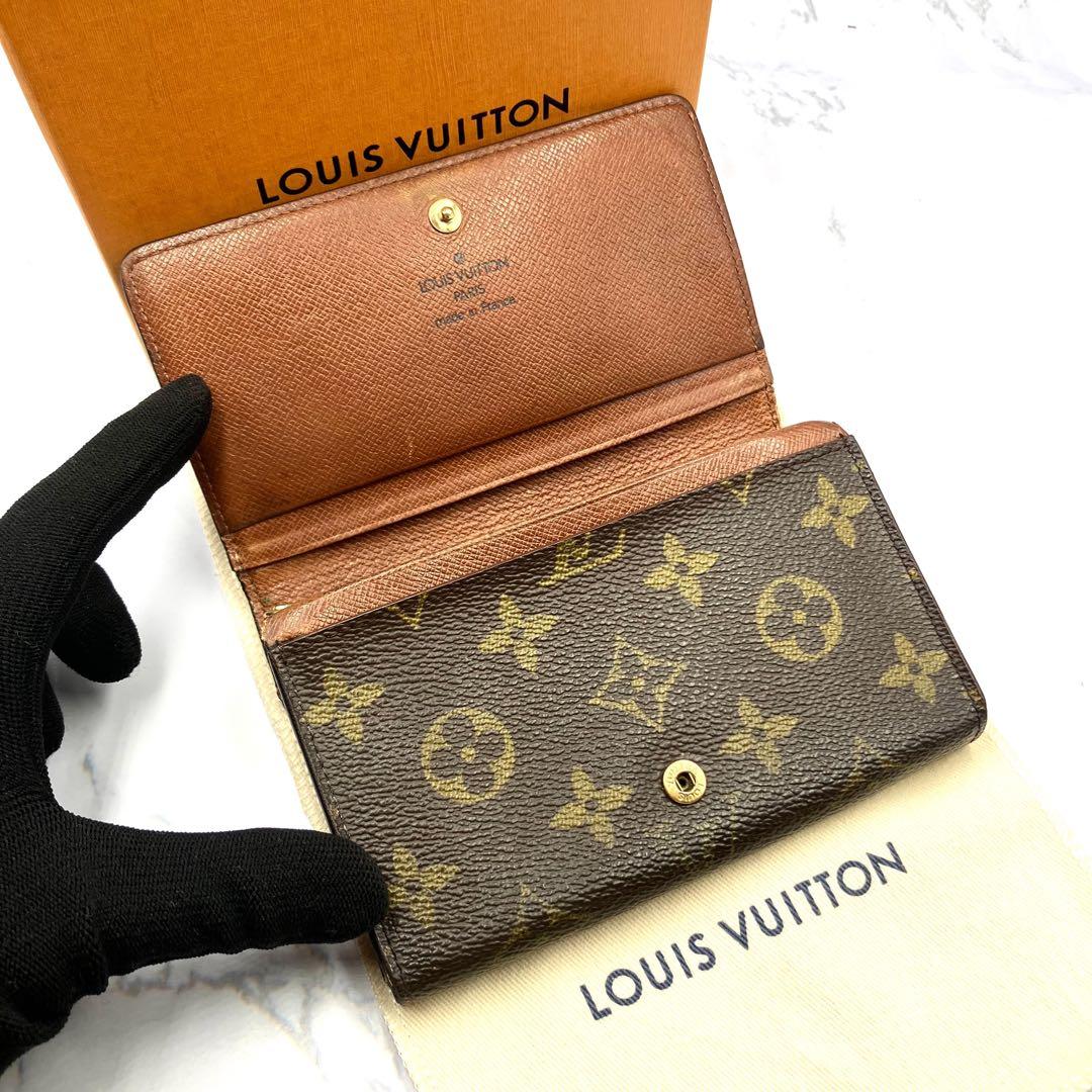 ◆美品◆LOUIS VUITTON モノグラム ポルトモネ ビエ トレゾール