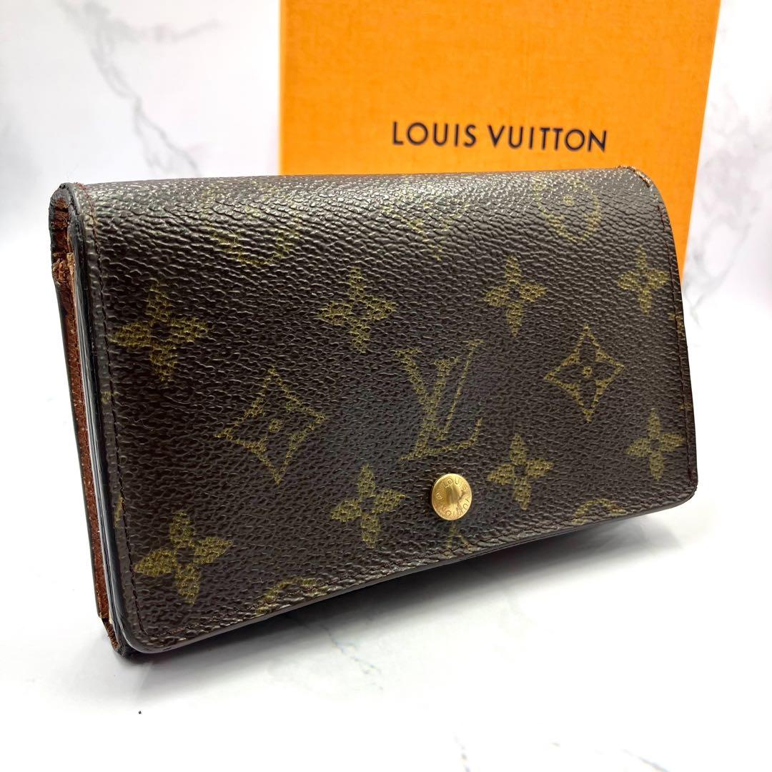 ◆美品◆LOUIS VUITTON モノグラム ポルトモネ ビエ トレゾール