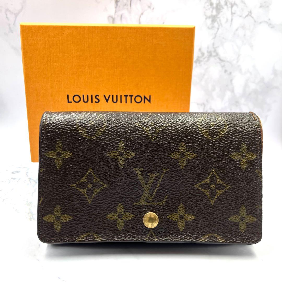 ◆美品◆LOUIS VUITTON モノグラム ポルトモネ ビエ トレゾール