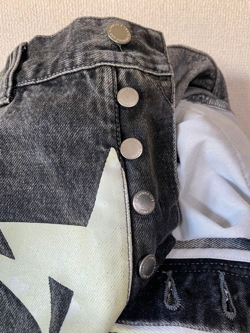 【希少】A BATHING APE アベイシングエイプ デニムショーツ 星 M