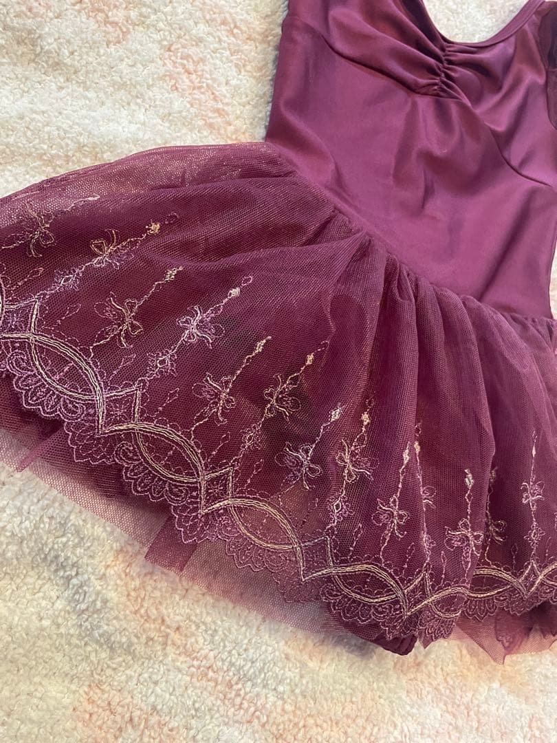 チャコット パープル バレエレオタード