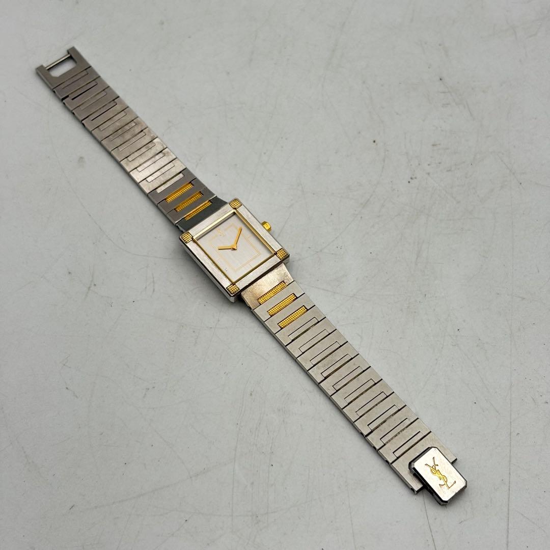 イヴサンローラン クォーツ レディースウォッチ シルバー 1002-S7005h