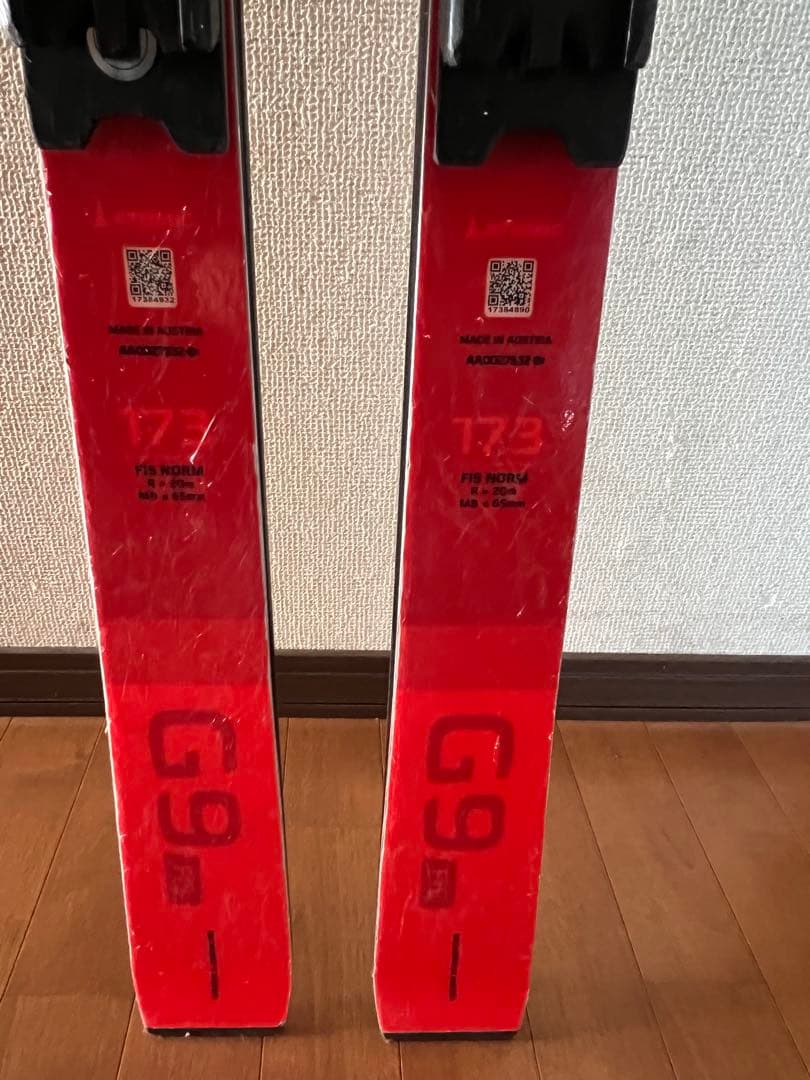 ATOMIC REDSTER G9 FIS 173 スキー板ビンディングセット