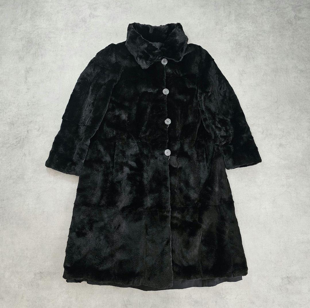 ロングファーコート 毛皮 シルク ウィーゼル リバーシブル KBfur 高級